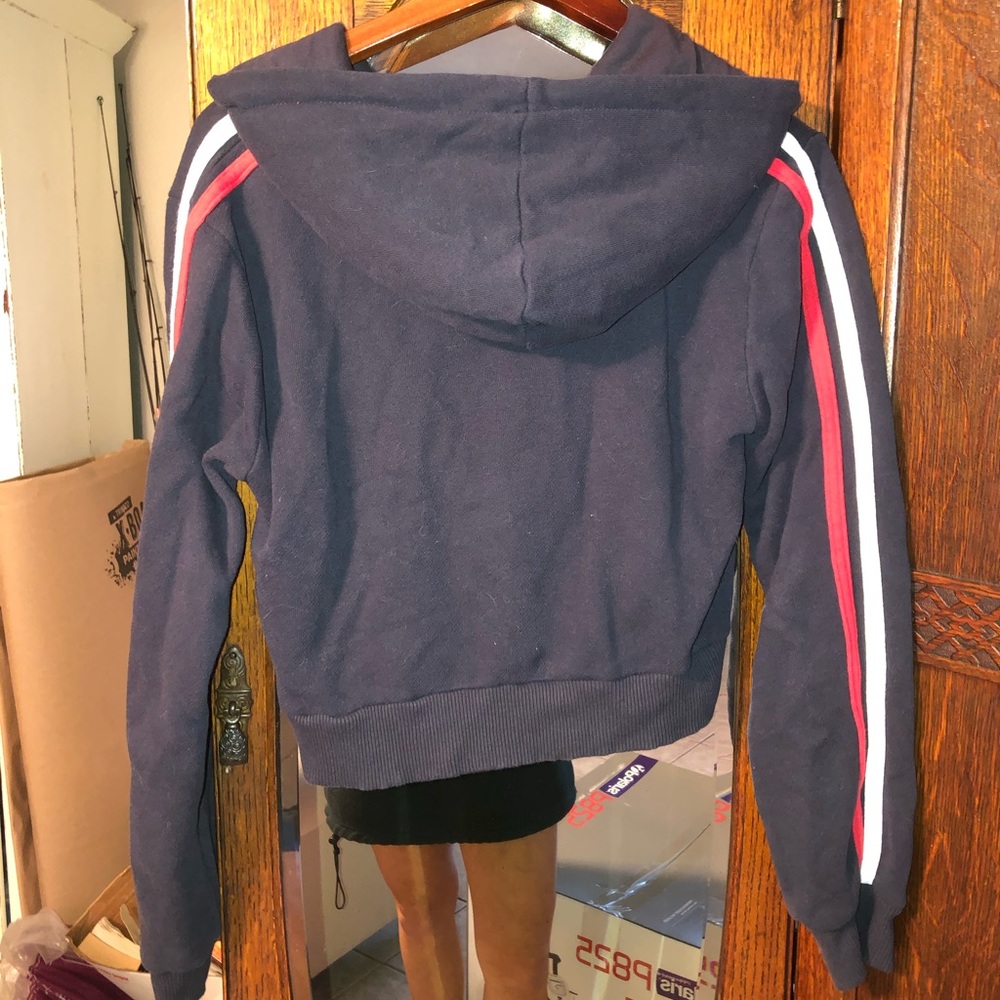 Cropped Zip Up Jacket - image 4